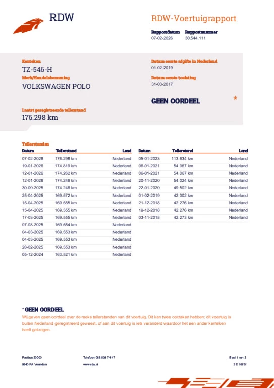 Hoofdafbeelding Volkswagen Polo