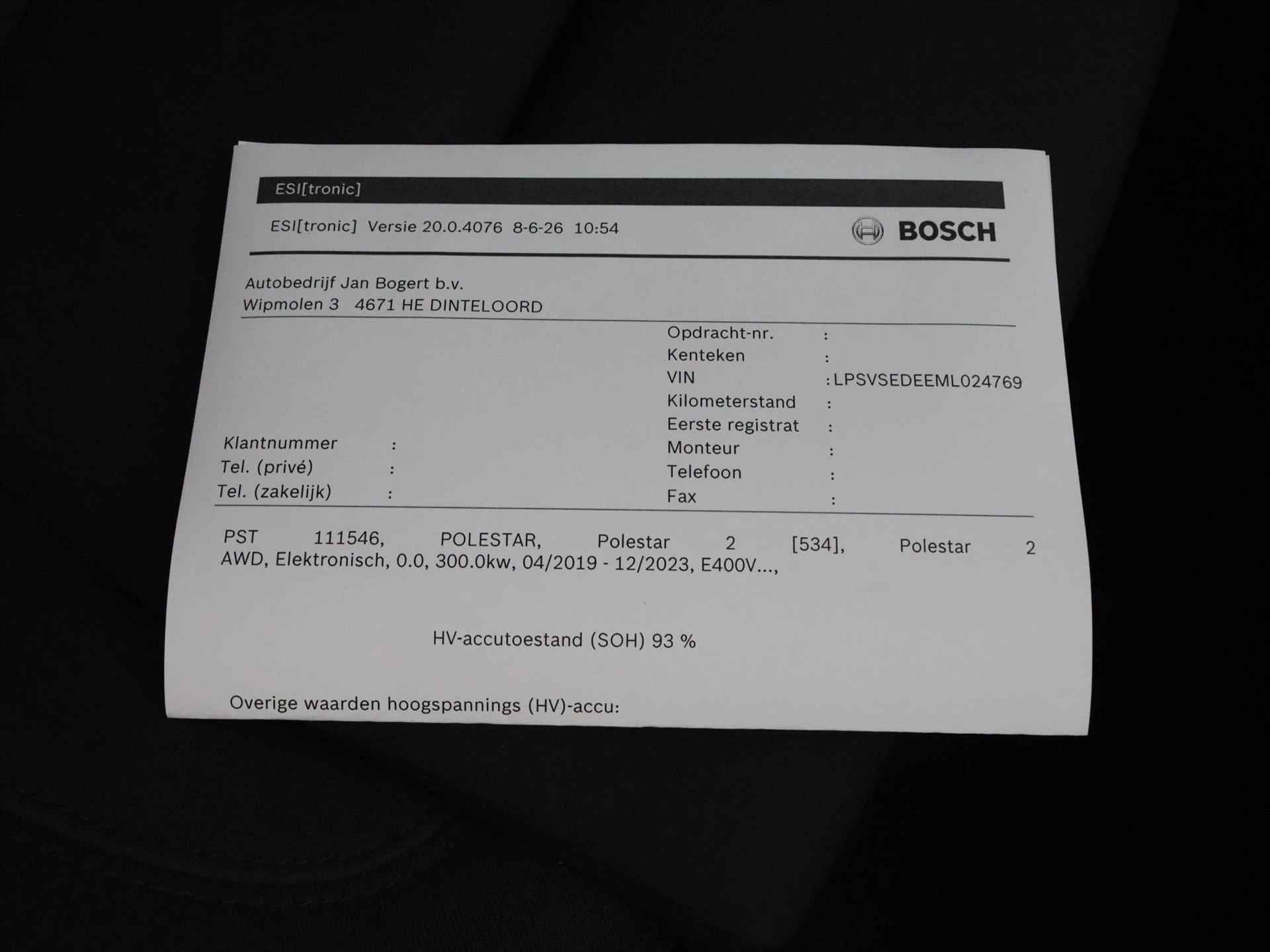 Hoofdafbeelding Polestar 2