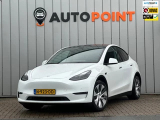 Hoofdafbeelding Tesla Model Y Tesla Model Y Long Range AWD 75 kWh SOH 90% TREKHAAK PANO