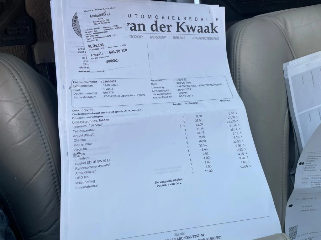 Hoofdafbeelding Volvo V70