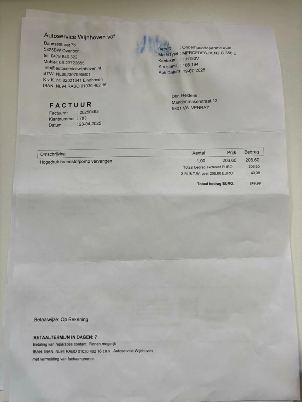 Hoofdafbeelding Mercedes-Benz C-Klasse