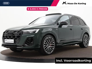 Audi Q7 60 TFSI e quattro Pro Line S Competition 490 PK · Audi Exclusive kleur · 22" LM Velgen · HD matrix + Audi Laserlicht · Digitale OLED achterlichten · vierwielbesturing · Servosluiting