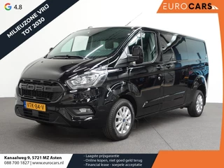 Ford Transit Custom 130pk Automaat L2H1 Limited Dubbele Cabine 2x Schuifdeur Raptor Edition Navigatie Airco Cruise control Trekhaak parkeersensoren
