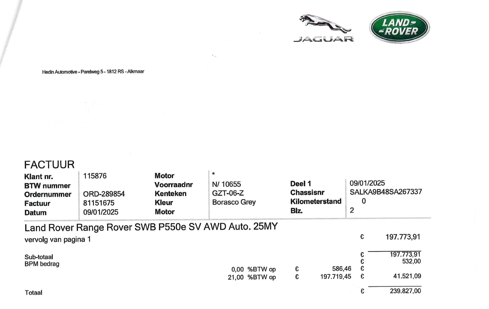 Hoofdafbeelding Land Rover Range Rover