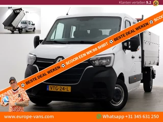 Renault Master T35 2.3 dCi 145pk L3 D.C. Kipper met hoge boorden 01-2023