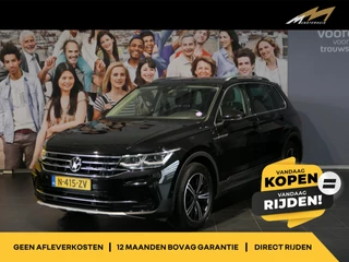 Volkswagen Tiguan 1.5 TSI Elegance - Trekhaak - Dodehoek - Draadloze telefoonlader - Navi - Stoel en Stuurverw
