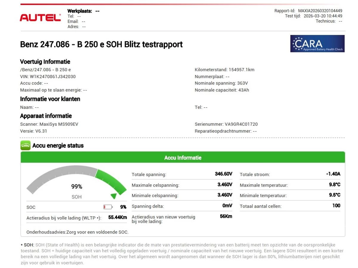 Hoofdafbeelding Mercedes-Benz B-Klasse