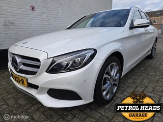Mercedes C350e | Diamantwit | Distronic+ | 360° | Luchtvering