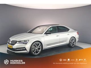 Škoda Superb Sportline Business 1.5 TSI 150pk DSG Automaat Panoramadak, Adaptive cruise control, Navigatie, LED matrix verlichting, Achteruitrijcamera, Stoelverwarming, Airco, Parkeersensoren, Elektrische achterklep