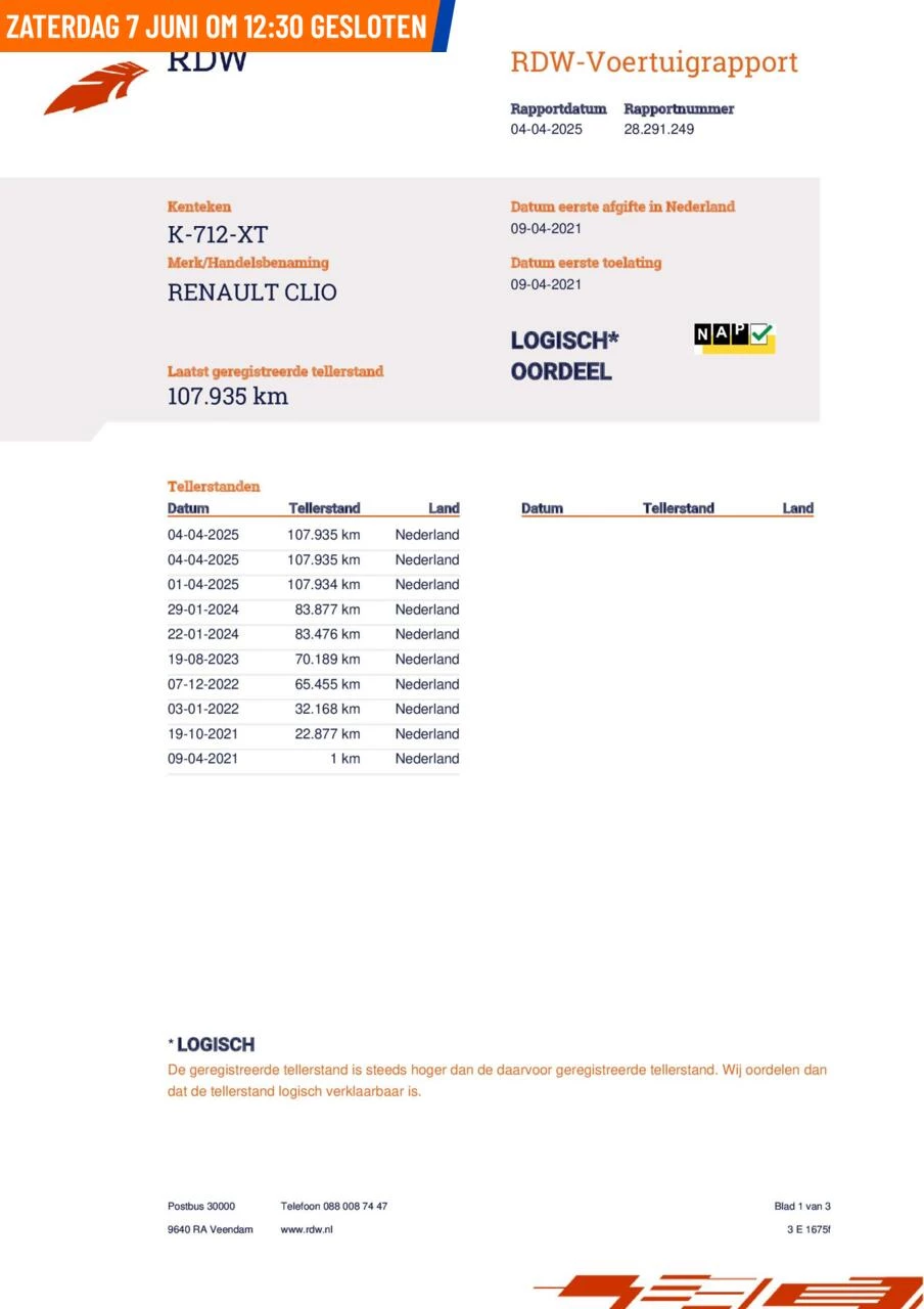 Hoofdafbeelding Renault Clio
