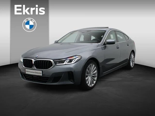 BMW 6 Serie Gran Turismo 640i xDrive High Executive | Safety Pack | Stuurwielrand Verwarmd | Soft-Close | Trekhaak | Panoramadak | Driving Assistant Professional | Head-Up Display | 19'' | Service Contract tot 11-2026