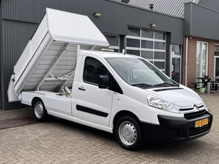 Hoofdafbeelding Citroën Jumpy Citroën Jumpy 12 2.0 HDI 128pk Veegvuil kipper Vuilniswagen met Trekhaak 1930kg 1e eigenaar Parkeersensoren achter Muhlwagen veegvuilkipper