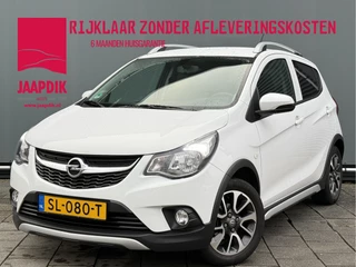 Opel KARL BWJ 2018 | 1.0 75PK Rocks Online Ed | LEER | STOEL&STUURWIEL VERW | NAVI | AIRCO | CARPLAY | PRIVACY GLASS | CRUISE