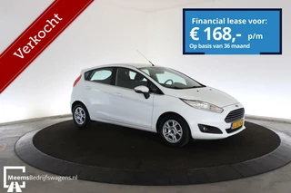 Hoofdafbeelding Ford Fiesta Ford Fiesta 1.6 TDCi Titanium- Airco Navi Telefoon Bluetooth