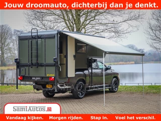 Hoofdafbeelding Dodge Ram 1500 Dodge Ram 1500 €15000,- VOORDEEL | CAMPER / AFZET UNIT | SHOWROOM MODEL | 4 PERSOONS | AIRCO | ZONNEPANEEL | VERWARMING | DOUCHE | WC | LUIFEL | 4 SLAAP PLAATSEN | Let Op: Investeer in deze unieke afzetunit camper en verdien direct!
