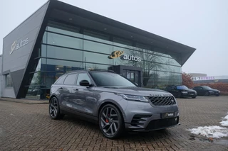 Hoofdafbeelding Land Rover Range Rover Velar Land Rover Range Rover Velar D300 V6 300pk R-dynamic Grijs kenteken Panoramadak Medidian 22" LMV SVR