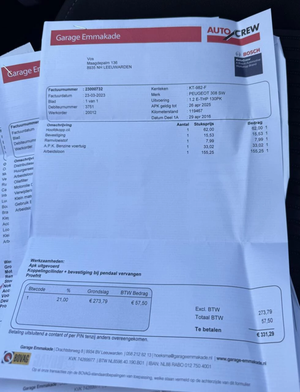 Hoofdafbeelding Peugeot 308