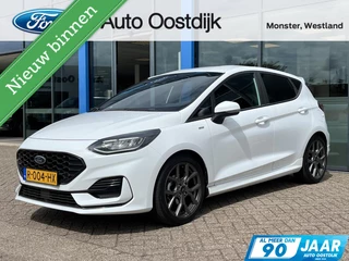 Ford Fiesta 1.0 EcoBoost Hybrid ST-Line 125PK Camera Winterpack Navi Keyless Carplay ClimateCruise Control Parkeersensoren LED *Nieuwstaat*
