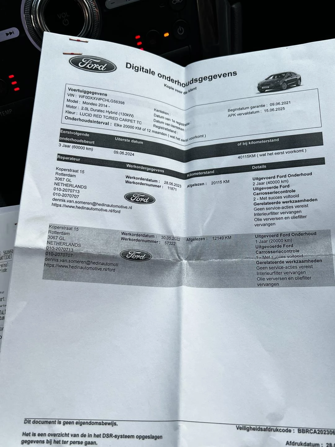 Hoofdafbeelding Ford Mondeo