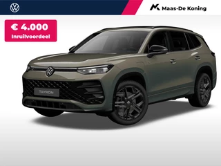 Volkswagen Tayron R-Line-Edition 1.5 eHybrid 204 pk 6 versn. DSG · Assistance pakket plus · Black style pakket · Interieur style pakket · Trekhaak incl. aanhangermanoeuvreerhulp ‘trailer assist’ ·