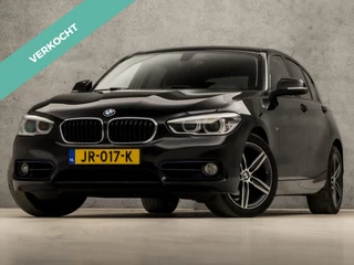BMW 1 Serie 118i Sport Automaat (NAVIGATIE, CLIMATE, ALCANTARA M SPORT STUUR, GETINT GLAS, SPORTSTOELEN, PARKEERSENSOREN, CRUISE, LED KOPLAMPEN, TREKHAAK, NIEUWE APK, NIEUWSTAAT)