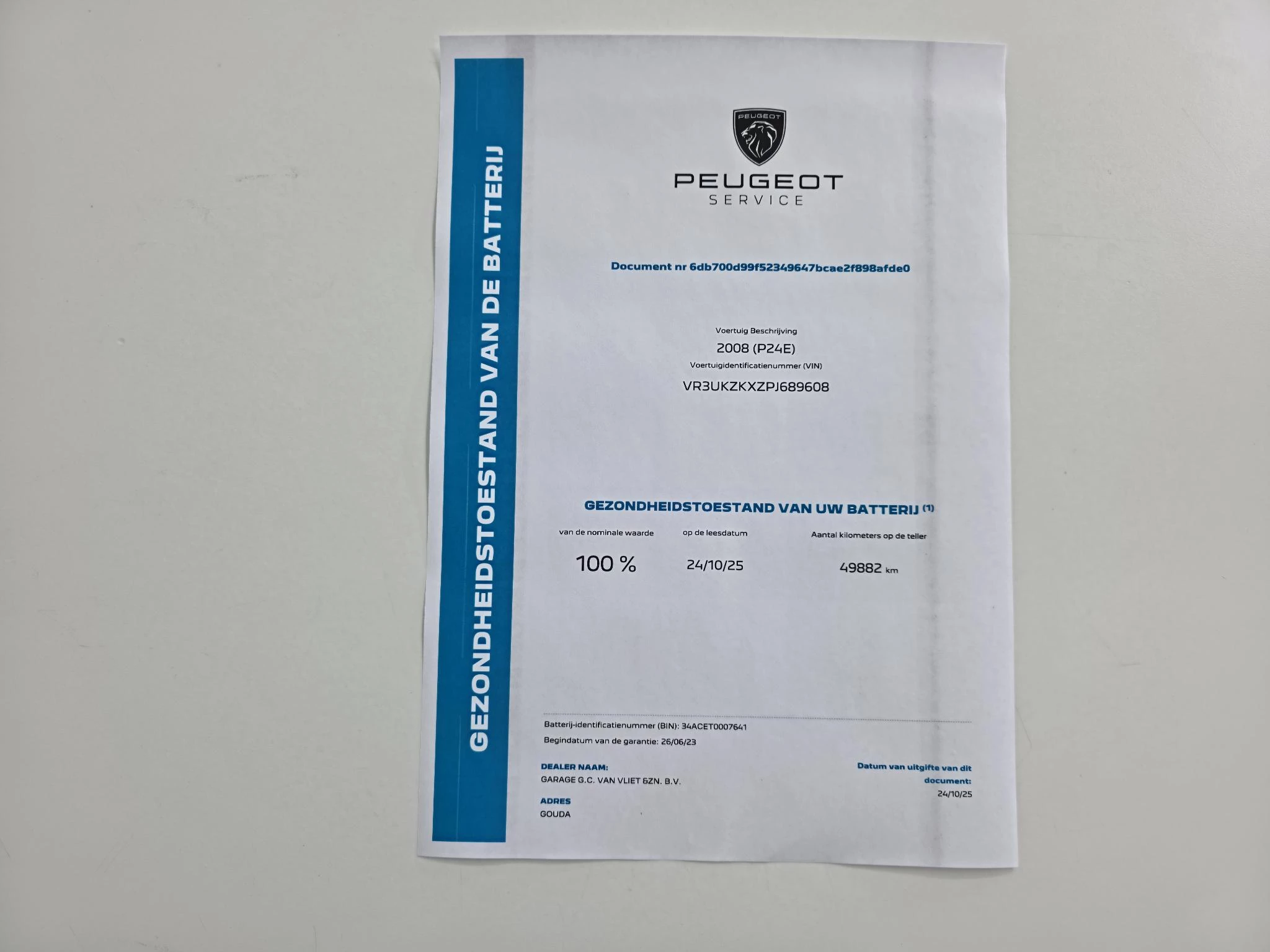 Hoofdafbeelding Peugeot e-2008