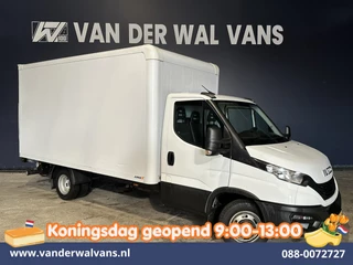 Iveco Daily 35C16H 157pk Dubbel Lucht Bakwagen 4.35m lang Laadklep Euro6 Airco | Bijrijdersbank