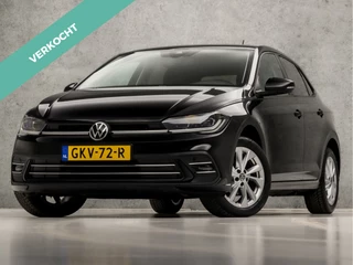 Volkswagen Polo 1.0 TSI Sportline Automaat (APPLE CARPLAY, GROOT NAVI, DIGITAL COCKPIT, STOELVERWARMING, KEYLESS, CAMERA, GETINT GLAS, SPORTSTOELEN, LEDER/ALCANTARA, LED KOPLAMPEN, NIEUWSTAAT)