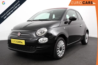 Fiat 500 C 1.0 Hybrid Lounge Plus | Rood dak | Navigatie | d.m.v. Apple Carplay/Android Auto | Parkeersensor achter | Cruise Control