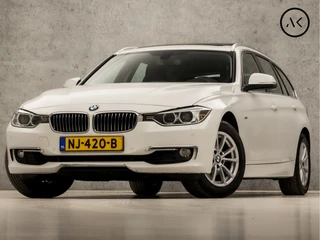 BMW 3 Serie Touring 320i xDrive High Executive 184Pk Automaat (PANORAMADAK, DEALER ONDERHOUDEN, GROOT NAVI, CAMERA, 4X4, XENON, SPORTSTOELEN, LEDER, STOELVERWARMING, NIEUWSTAAT)