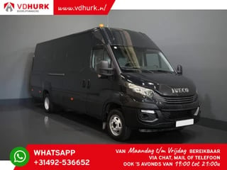 Iveco Daily 50C18 3.0 Aut. 180 pk L4H2 410L Dubbel lucht/ Luchtvering/ Tachograaf/ 3.5t Trekhaak/ Standkachel/ Cruise/ Gev. stoel