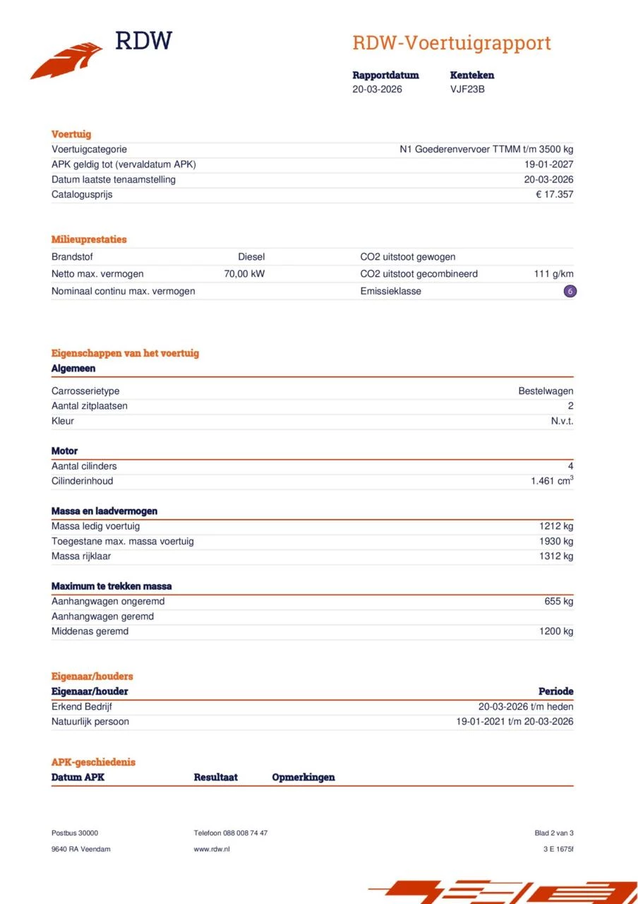 Hoofdafbeelding Dacia Dokker