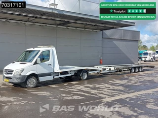 Mercedes Sprinter 413 CDI Cartransporter Airco Cruise Combi Autotransporter Oprijwagen Aanhanger Airco Trekhaak Cruise control