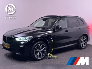 BMW X5 xDrive45e M Sport Plug In Hybrid 394pk INCL BTW PHEV | Panodak | Trekhaak af fabriek | Adaptive Cruise | Laser LED | Head Up | 21"L.M | Carbonpakket |