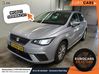 Hoofdafbeelding SEAT Ibiza SEAT Ibiza 1.0 EcoTSI Style Business Connect Navigatie Apple Carplay/Android Auto Parkeersensoren Cruise Control Stoelverwarming Virtual Cockpit Lichtmetalen velgen Climate Control