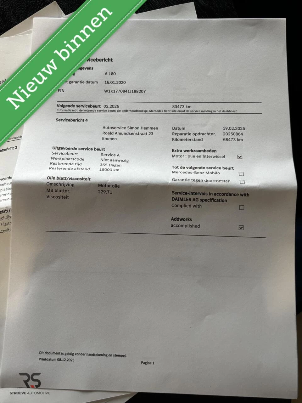 Hoofdafbeelding Mercedes-Benz A-Klasse