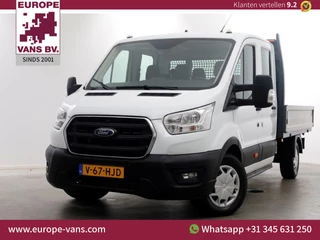 Hoofdafbeelding Ford Transit Ford Transit 350 2.0 TDCI 130pk L3H1 D.C. Trend Open Laadbak Trekhaak 2800kg 11-2021