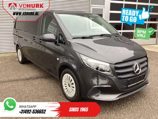 Mercedes-Benz Vito 116 CDI Aut. L3 DC Dubbel Cabine BPM VRIJ! 6 Pers./ 2xSchuifdeur/ LED/ Stoelverw./ 270Gr. Deuren/ Carplay/ Camera/ Cruise/ Trekhaak