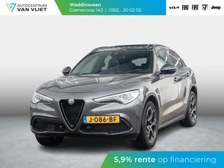 Alfa Romeo Stelvio 2.0 Turbo Aut. AWD B-Tech | Navi | Xenon | Camera | Veloce Int. | Schuif/Kanteldak | 20" | Apple Carplay | Keyless | Dashboard Leder