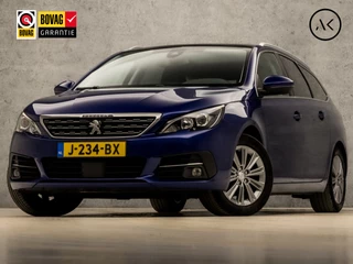 Peugeot 308 SW 1.2 PureTech Sport Automaat (PANORAMADAK, APPLE CARPLAY, GROOT NAVI, LEDER, 360 CAMERA, SPORTSTOELEN, GETINT GLAS, TREKHAAK, LM VELGEN, NIEUWSTAAT)