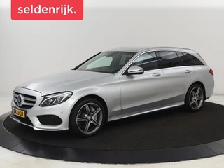 Mercedes-Benz C-klasse 400 4Matic AMG | 333pk | Head-Up |  Adaptive cruise | Leder | Trekhaak | Luchtvering | Burmester Surround | Camera | Stoelverwarming | Navigatie Comand | Park Assist | Full LED