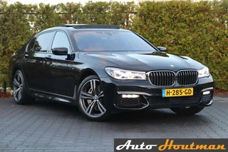 BMW 7-serie 750Li xDrive 449 Pk M - sport Aerodynamica High Executive VIP Alcantara Hemelb.|Leder|Sky lounge|Panodaken|Laser light|Lounge Massage zetels koel, verw.|Dubbelglas|Head-up| B&W Diamond|Afstand parkeren|Luchtvering| 360 Camera