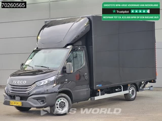 Iveco Daily 35S21 3.0L Automaat Laadklep Zijdeur 210PK 2025-Model Dubbellucht ACC LED CarPlay Lat om Lat D'Hollandia 3,5t Trekvermogen Euro6 Meubelbak Koffer 21m3 Airco