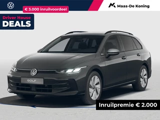 Volkswagen Golf variant Life Edition 1.5 eTSI 116 pk 7 versn. DSG · Achteruitrijcamera · draadloze telefoonlader · Trekhaak inklapbaar, met elektrische ontgrendeling ·