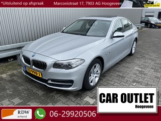 Hoofdafbeelding BMW 5 Serie BMW 5 Serie 520i High Executive Clima, Navi, Schuif/Kantel, Leer, CC, PDC, nw. APK – Inruil Mogelijk –