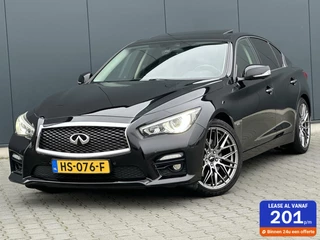 Hoofdafbeelding Infiniti Q Infiniti Q50 2.0T Sport Tech Schuifdak - Led - Leder - 360° Camera - Sportstoelen