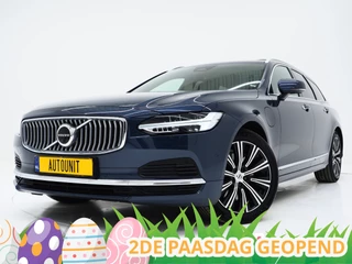 Volvo V90 2.0 T8 Recharge AWD Inscription | Panoramadak | Massage | Trekhaak | Pilot Assist | Harman/Kardon | HUD | 360 | Leder