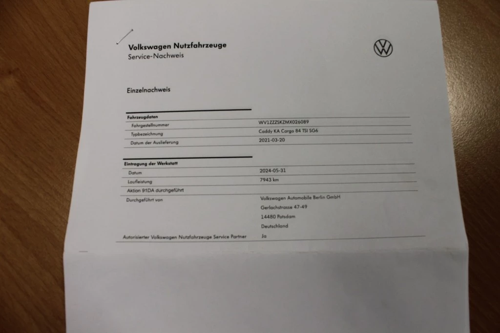 Hoofdafbeelding Volkswagen Caddy