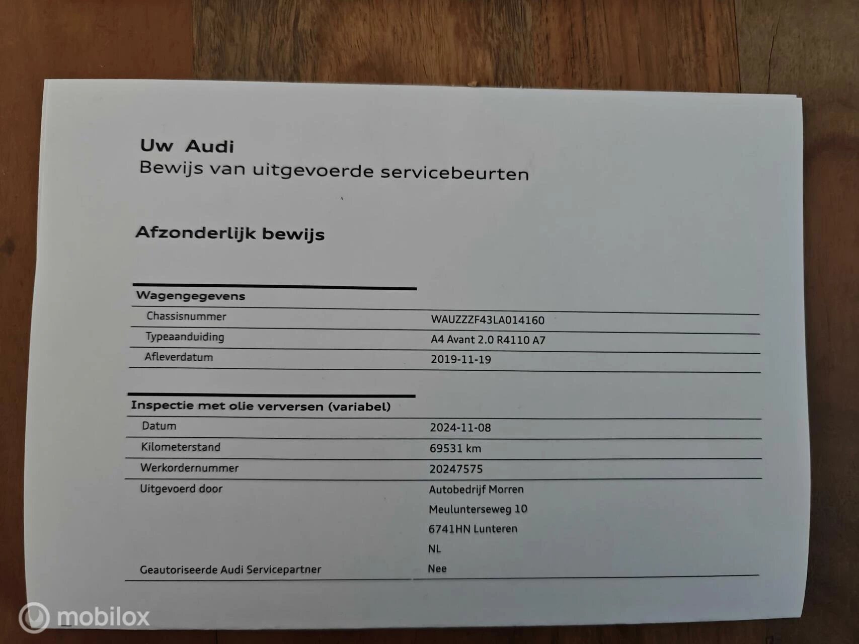 Hoofdafbeelding Audi A4