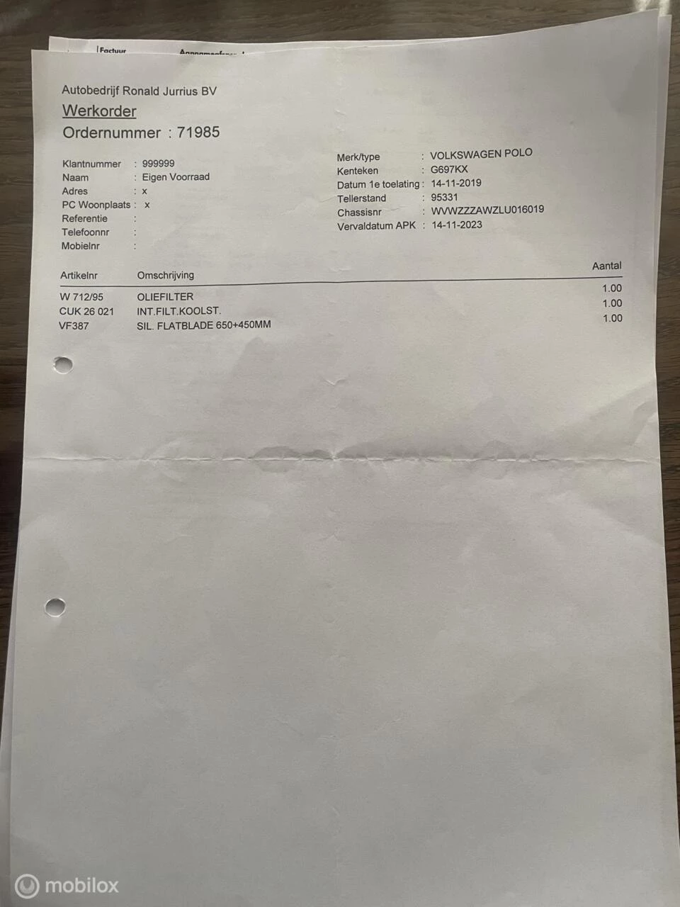 Hoofdafbeelding Volkswagen Polo